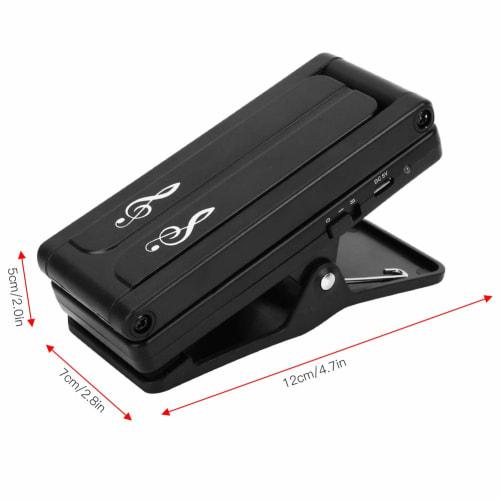 Portable Foldable Clip-on Music Stand Light, USB Rechargeable Reading Lamp with Two Brightness Modes for Reading, Sheet Music Stands, Pianos, Desks, e