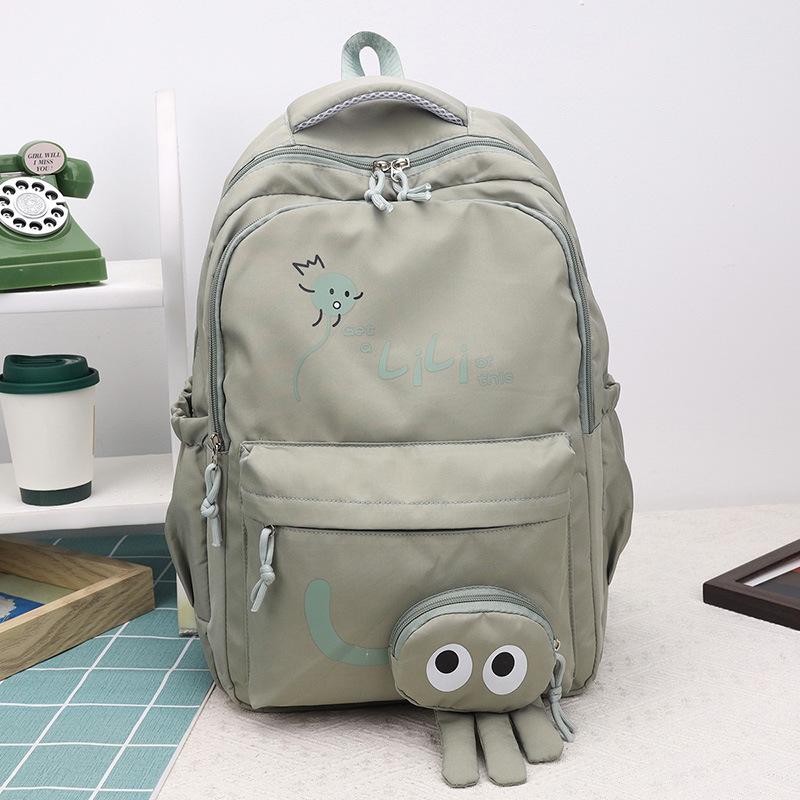 Schoolbag wholesale new junior high school students small octopus large capacity backpack female high school students primary school school backpack