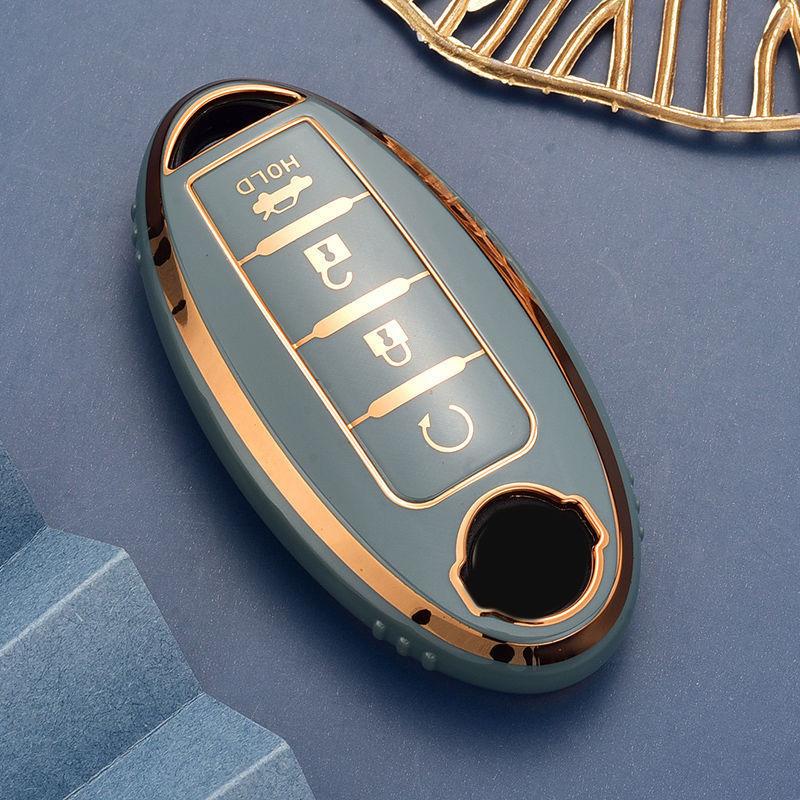 

ТПУ Чехол для ключа автомобиля для Nissan Qashqai Juke J10 J11 X-Trail T32 T31 Kicks Tiida Pathfinder Примечание для Infiniti Q50 QX60