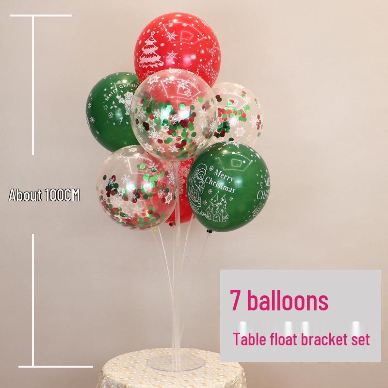 Decorazioni Palloncini di Natale con Paillettes Fiocco di Neve per Eventi
