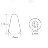 10PCS Universal Fit Pickup Selector Knobs Plastic Material Lever Switch Knobs  For ST Style Guitar