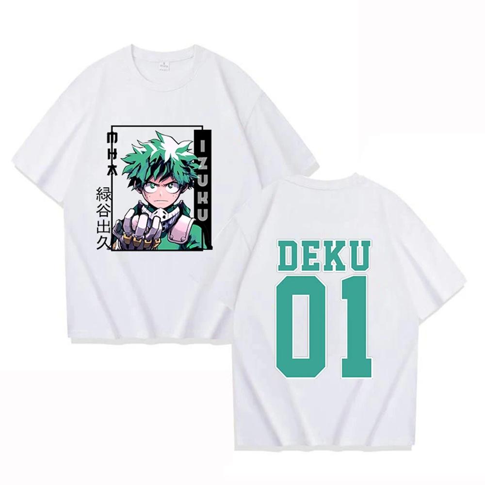 

Hot Deku Funny Summer T-Shirt Harajuku Anime Print Fashion Short Sleeve Summer Casual T-Shirt Tops 70913 S
