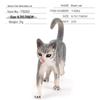 Children's Black and White Kitten Simulation Set - Toy Cat Figurine