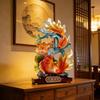 Reichtum Feng Shui Fisch Statue Handgefertigte Harzskulptur Für Haus Büros Dekoration Und Wohlstand Geschenk D2RD