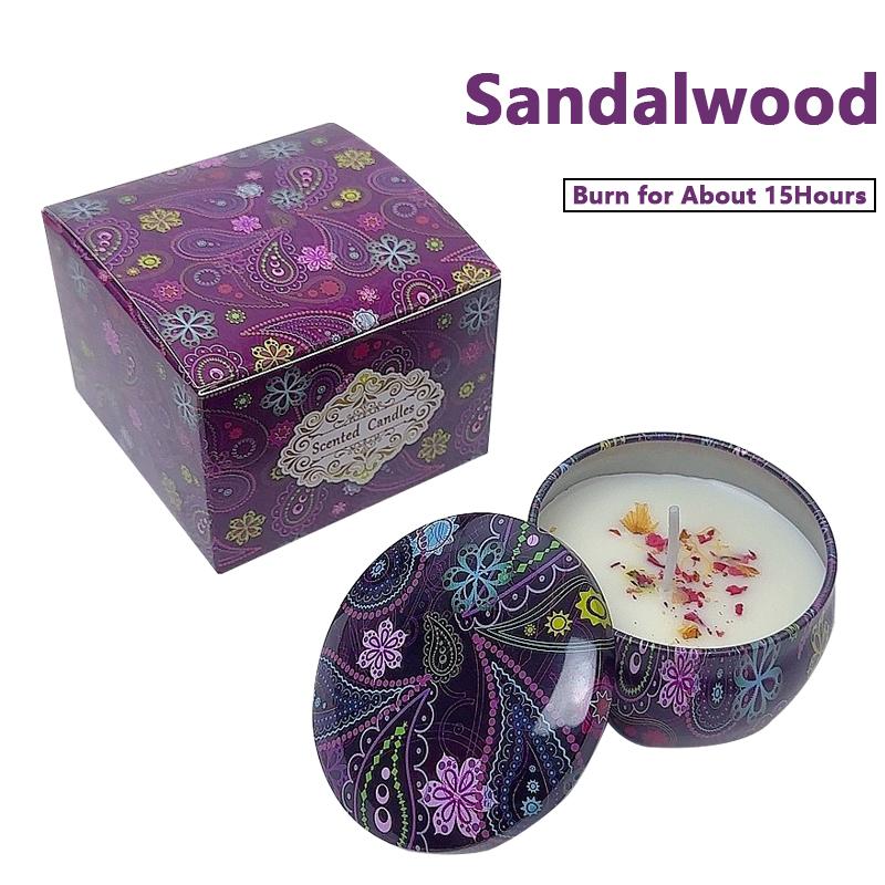 Candle Set Soy Wax Essential Oil Dried Floral Scented Candle Gift Set Wedding Birthday Gift Home Decoration Air Purification