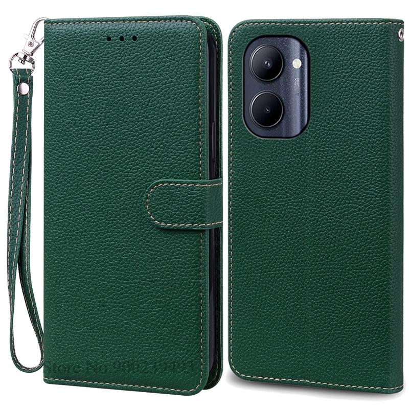 Für Realme C33 Hülle Leder Klapp-Brieftaschenhülle Für Realme C33 Hülle Handyhülle Brieftasche Buch Coque Fundas Shell