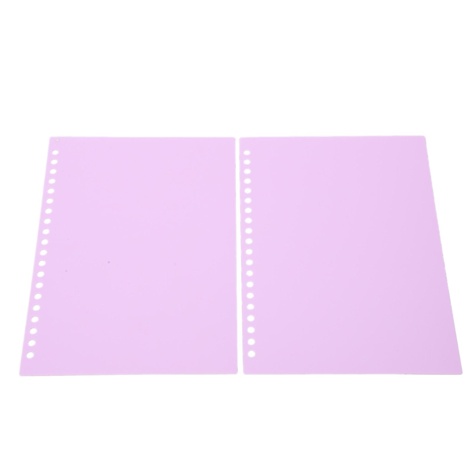 

20 листов обложка для переплета на кольцах А5 20 отверстий гибкий ПП пластик обложка для презентаций на кольцах фиолетовый таро