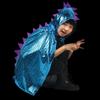 Kids Witch Animal Children's Day Halloween Party Cloak Cosplay Costume Hooded Cloak Dinosaur Cape