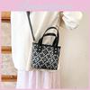 Water Bucket Bag For Women Small Pu Crossbody With Flower Embroidery For Daily Use