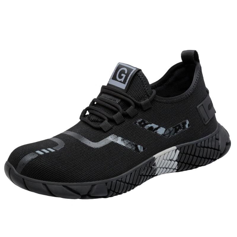 Bofuniao Breathable Lightweight Steel Toe Safety Shoes 45