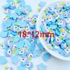 20 Pcs New Cute Mini Cartoon Blue Unicorn Flat Back Resin Cabochons Scrapbooking Diy Jewelry Craft Decoration Accessories A63