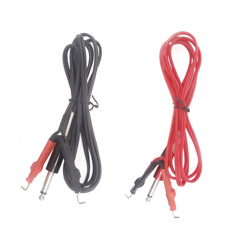 

Oulange Super Soft Lining Tattoo Machine with Hook Interface Connection Cable красный