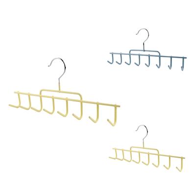 8 Hook Stainless Steel Hook Belt Holder Household Belt Tie Sling Multi-functional Hanger Hanging Scarf Silk Scarf Storage Crochet Hanging