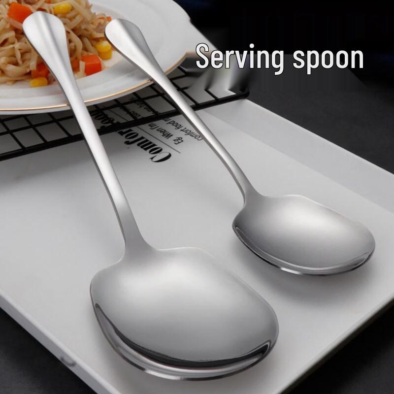 OEING Stainless Steel Serving Spoon for Catering and Home Use