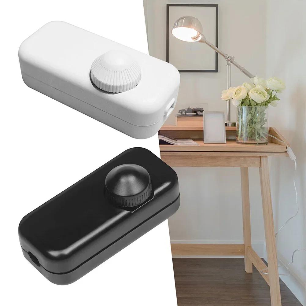 LED-Dimmschalter Eingebauter Dreh-Ein/Aus-Regler Ersatz-Dimmer Tisch-Schreibtischlampe Kabel Schalter Kippschalter