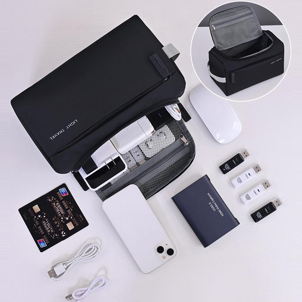 4038 For Men Portable Travel Toiletry Bag Oxford Cloth Waterproof Foldable Cosmetic Organizer,Size M