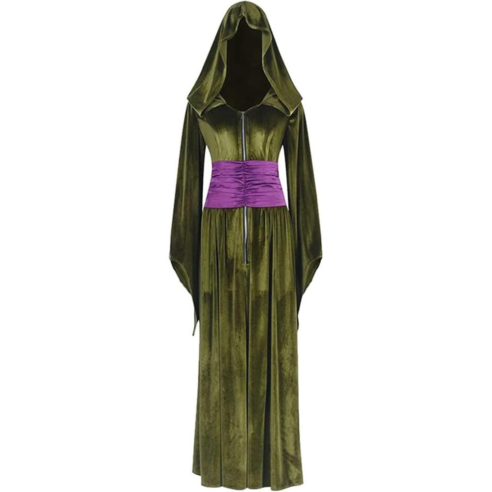 Damen Padme Amidala Cosplay Kostüm Grün Padme Amidala Kleid Kostüm Prinzessin Lange Kleider Party Halloween Anzug