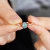 Vintage Oval Ring, Sun And Moon Design Ring, Moon Ring
