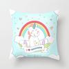Ins Cute Unicorn Pillowcase Cartoon Home Sofa Cushion Pillowcase Pillowcase Pillowcase Pillowcase