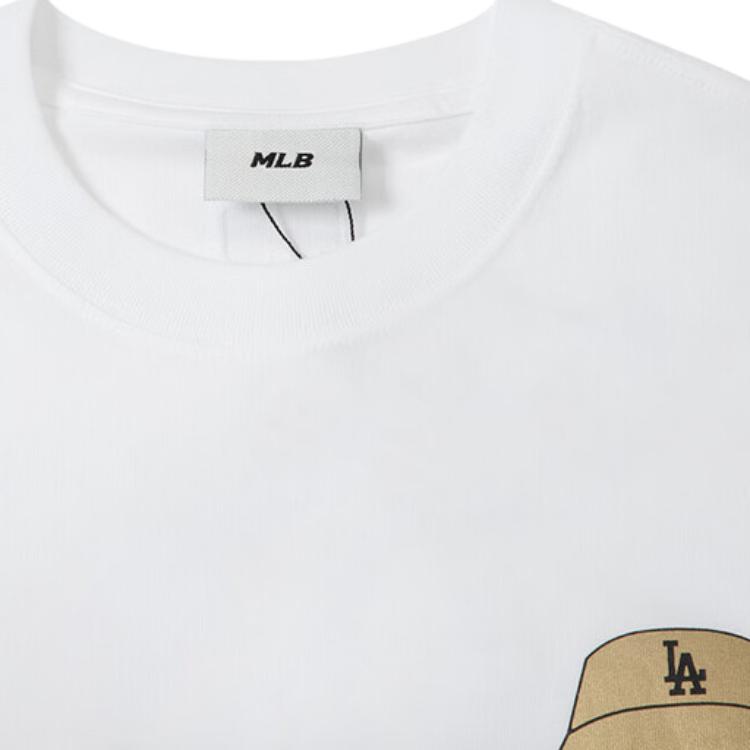 New MLB T Shirts Unisex White 3ATSJ0133-07WHS