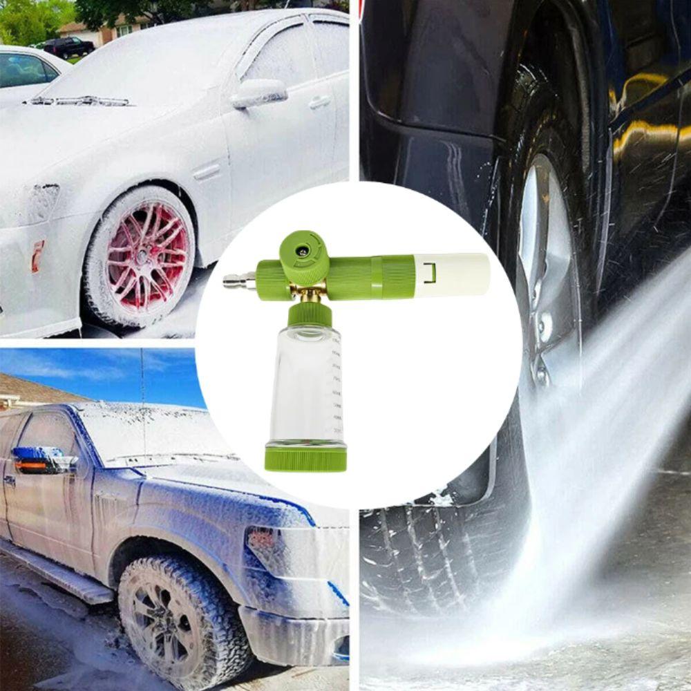 1/4" Quick Connect Handheld Snow Foam Sprayer 100Ml Capacity High Pressure Soap Bottle  Car Washing