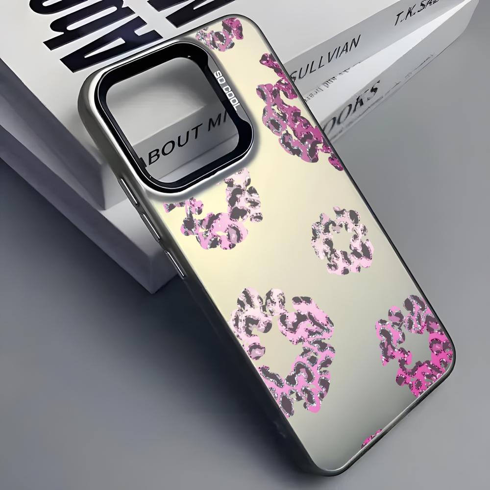 

Роскошный Цветочный D-Denims T-Tears Чехол для Телефона Для iPhone 16 15 14 13 12 11 Pro Max Серый Черный Матовый Лазерный Металлик Аврора Funda iPhone16PROMAX