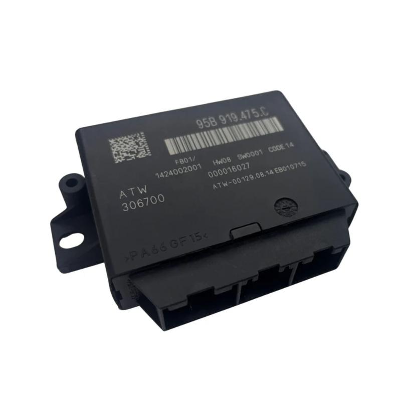 Vehicle Parking Aid Unit 95B919475C, Black Plastic Housing Repair Part for Parking Assist Service and Single Piece Pack Planning Work
