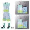 Football training clothes, basketball clothes set, children's adult jerseys wholesale, college students game team sports gradual change