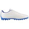 LiNing MG Rubber Short Studs Artificial Ground Cushioning Anti-Slip And Wear-Resistant Soccer Shoes Men's White Blue ASFT015-2