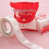 Seamless Transparent Balloon Adhesive Dots, 100 Pieces - Ideal for Weddings & Birthdays