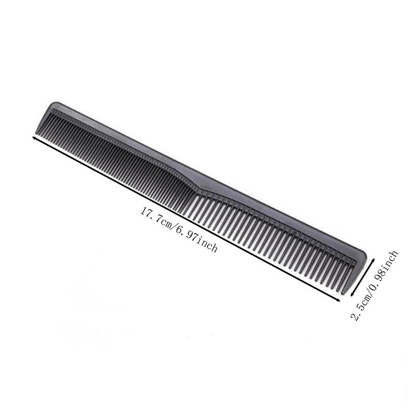 Black Two Comb-Tooth Comb Straight Comb Scissors Anti-Static Bangs Sharp Tail Partitions Comb