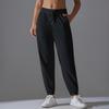 Women Drawstring Waist Sweatpants High Stretch Athletic Pants Breathable Loose Fit Yoga Joggers Ankle Length