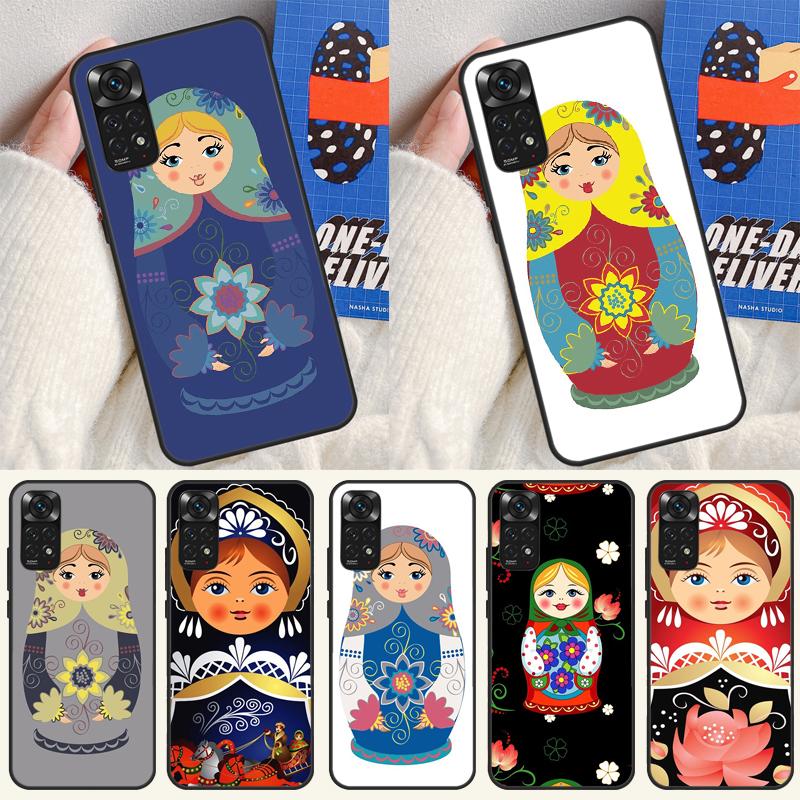 Russian Nesting Doll Case For Xiaomi Redmi Note 13 12 Pro 14 11 9 10 9S 10S 11S 12S Redmi 14C 13C 10C 12C Cover