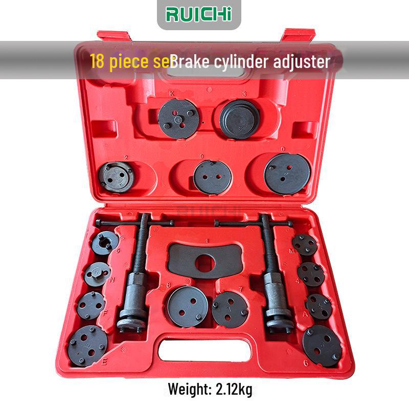 22-Piece Disc Brake Pad and Cylinder Adjustment Tool Set