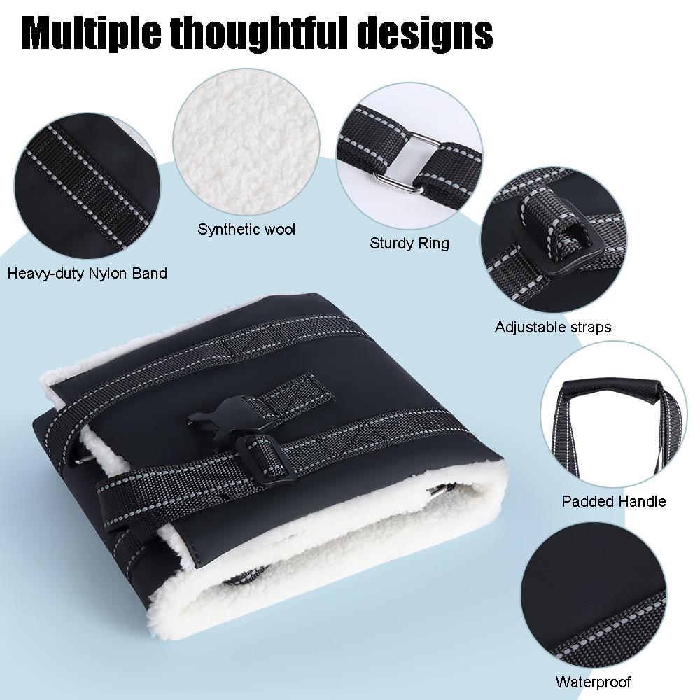 Adjustable Dog Lift Harness Rear Pet Rehab Assist Aid Belt For Elderly Injured Dogs With Weak Rear Legs Walking Recovery Use
