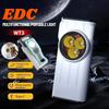 Lanterna LED EDC Portabilă Tip Breloc Reîncărcabilă Type-C Lumină de Lucru cu Magnet pentru Camping Drumeții și Utilizare în Caz de Urgență