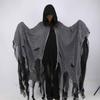 Horror Zombie Tattered Hooded Capes Unisex Halloween Ghost Dementors Cosplay Costume Day of The Dead Party Props Cloaks
