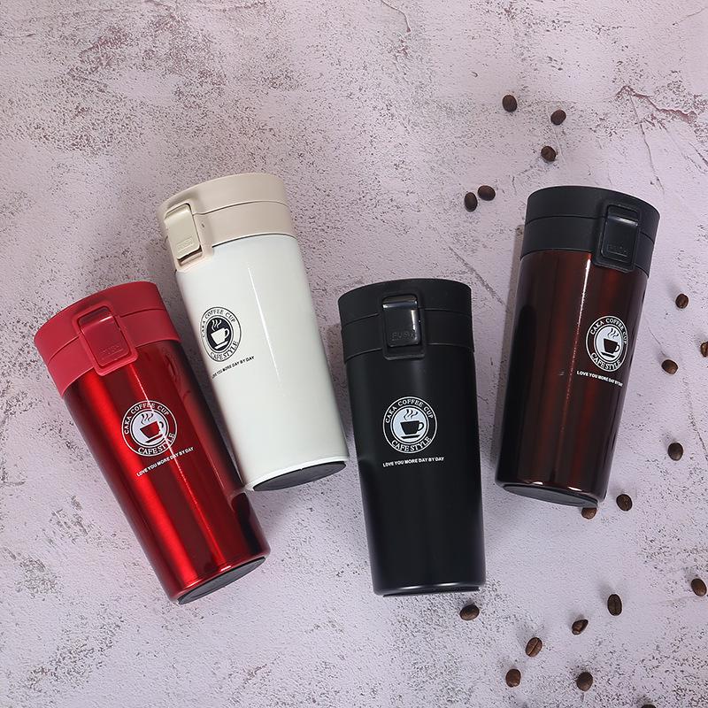 Умная термокружка в европейском стиле с дисплеем температуры - Портативная изолированная кружка для кофе для путешествий 380ml