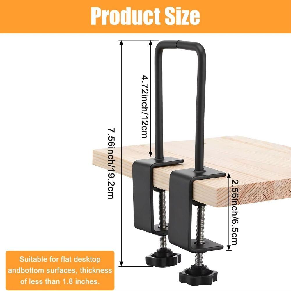 Metal Paper Roll Holder Clamp Mount Adjustable Clamp Rack Sturdy Tabletop Dispenser  Art Studio