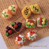 DIY Resin Jewelry Accessories: Triangle Chocolate Cake Cream Glue Keychain Materials