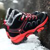 Kids Hiking Shoes Plush Keep Warm Strong Climbing Winter Sports Shoes Anti Slip Wear-Resistant Winter Snow Boots for Children