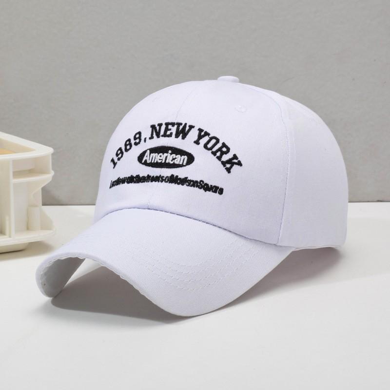 Korean-Style Trendy Unisex Sunshade Baseball Cap – Embroidered, Duckbill Design for Casual and Outdoor Wear.