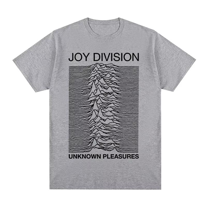 Joy Division Creative Line Print Summer High Quality 100% Cotton Casual Comfortable Men's T-Shirt Trendy Street Women Clothing