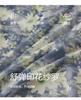 Jiuzi Anna Kou French Holiday Plant Printed Saro Wrinkled Waist Dress