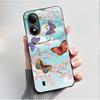 Custodia con Stampa per ZTE Blade A33S A34 Guscio Nero in Morbido Silicone per ZTE Blade A31 Plus Custodia Carina con Fiori e Cartoni Animati