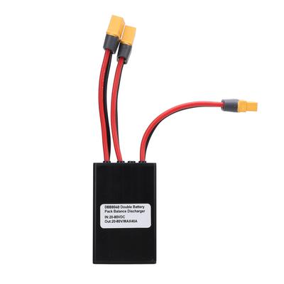 Conversor de Descarga de Bateria Dupla DC20-80V Interface XT60 Módulo Paralelo de Bateria Dupla Adaptador para