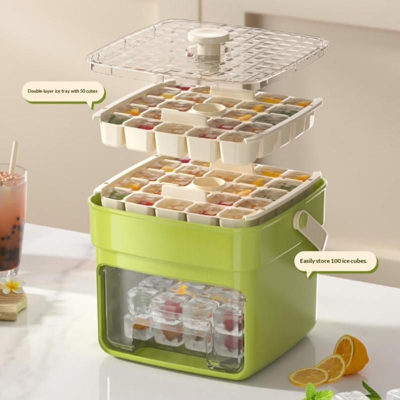 Versatile 25/50 Grid Ice Cube Mold for Barbecue Parties and Events