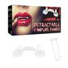 Retractable for Vampire Fangs Fangs Spoof Teeth Party Dance Halloween Costume Props Masquerade Accessory Gift for Hallow