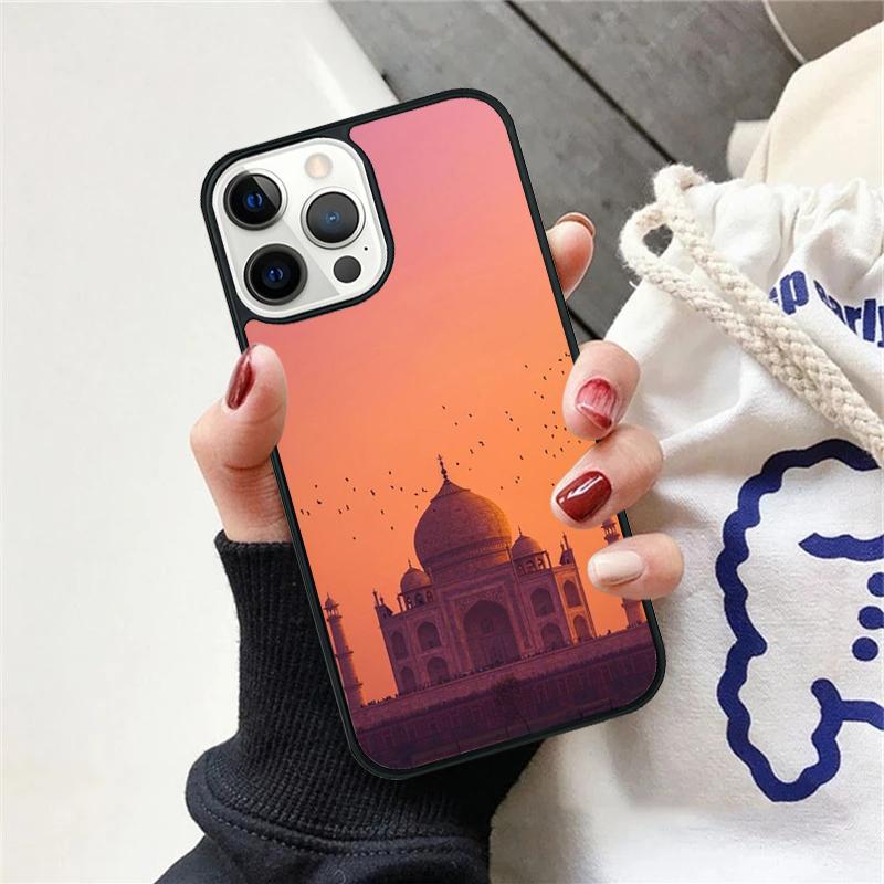 

Taj Mahal India Mausoleum Phone Case For iPhone 17 Air 15 16 Cover 11 13 14 Pro Max 12 Plus Max Fundas iPhone 16e