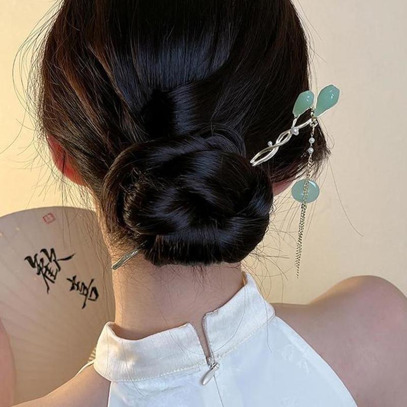 Vintage Butterfly Tassel Hairpin For Women Girl Jewelry Gifts Headdress Hair Clip Chinese Hanfu Hair Sticks Accessories
